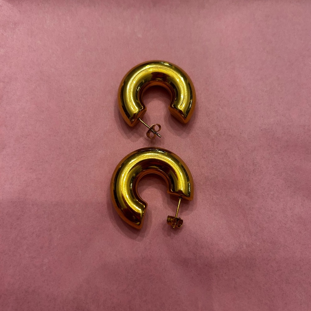 Gold Hoop Earrings